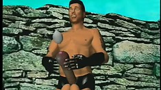 Animated Leather Fetish Dudes Get It On While Riding A Motorbike