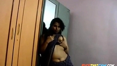 Indian girly shows her tits every chance she gets